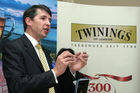 Seit 1706 prägt Twinings Teekultur, Teegenuss und Handel. Bild: Stephen Twining (Director of Corporate Relations bei Twinings, Mitglied der berühmten Tee-Dynastie). Foto: Anna Rauchenberger, am 25.01.06