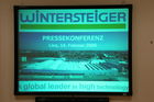 WINTERSTEIGER weiter auf Rekordkurs!

 

Nach einem Umsatz- und Ergebnisrekord im Jahr 2004 ist der WINTERSTEIGER Konzern auch im Geschäftsjahr 2005 weiter auf Rekordkurs: Sowohl beim Umsatz als auch beim Ergebnis und der Eigenkapitalquote konnte kräftig zugelegt werden. Damit erzielte die WINTERSTEIGER AG das beste Ergebnis seiner Geschichte.                   WINTERSTEIGER baute seine Marktanteile weiter aus und ist in jedem seiner drei Geschäftsfelder klarer Weltmarktführer. „Diese herausragende Stellung der                  WINTERSTEIGER AG wurde durch die konsequente Ausrichtung auf Innovation, Marktpräsenz und flexible Produktionsabläufe erreicht“, sagt Mehrheitseigentümer und Aufsichtsratsvorsitzender Rainer Bartram.

