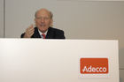 Adecco Bilanz-Medienkonferenz 2006. Bild: Klaus J. Jacobs (Adecco Gruppe Vorsitzender und Generaldirektor)