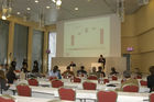 Adecco Bilanz-Medienkoneferenz 2006. Bild: Übersicht Pressekonferenz