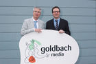 Bilanzmedienkonferenz Goldbach Media AG. Bild: Klaus Kappeler, Chief Executive Officer (CEO) der Goldbach Media AG; Mario Hrastnig, Chief Financial Officer (CFO) der Goldbach Media AG