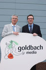 Bilanzmedienkonferenz Goldbach Media AG. Bild: Klaus Kappeler, Chief Executive Officer (CEO) der Goldbach Media AG; Mario Hrastnig, Chief Financial Officer (CFO) der Goldbach Media AG