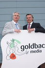 Bilanzmedienkonferenz Goldbach Media AG. Bild: Klaus Kappeler, Chief Executive Officer (CEO) der Goldbach Media AG; Peter A.C. Blum, Praesident des Verwaltungsrates der Goldbach Media AG