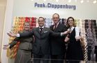 Pressegespräch und Presseführung in neuer Peek & Cloppenburg Filiale in City Arkaden Klagenfurt anlässlich bevorstehender Eröffnung
vl: Sonja Heidemann, Johannes Regensburger (Storemanager) Marcus Kossendey (Managing Director Retail and Sales, P &C),  Kerstin Pooth (PR P&C)
