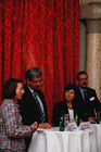(C) fotodienst/ Marco Frauchiger - Bern 20.03.2006 – Präsentation der Resultate der vorgenommenen Studie und Roundtable-Gespräche im Berner Bellevue Palace. FOTO: v.l Prof. Dr. Heide Brücher (Leiterin Kompetenzzentrum E-Government Berner Fachhochschule), Prof. Dr. Iwan Rickenbacher (Kommunikationsberater), Dr. Kathy Riklin (Nationalrätin, CVP/ZH), Beat Husi (Präsident der Schweizerischen Staatsschreiberkonferenz).