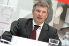 (c) Fotodienst / Daniel K. Gebhart - Quehenberger Logistik AG & Co KG: Jahres Pressekonferenz - Foto: Klaus Hrazdira (Vorstandsvorsitzender)