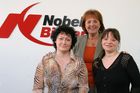 (C) fotodienst/Anna Rauchenberger - Wien 27.03.2006 - FOTO v.l.: Michaela Przybylski, Margit Zak, Sonja Amschl (Team Nobel Biocare).