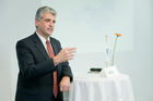 Volksbank International AG - Pressekonferenz, Foto: Vorstandsvorsitzender Dr. Friedhelm Boschert