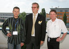 (C) Anna Rauchenberger - Wien 05.06.2007 - Expedition Mars - Raumfahrt in die Zukunft. FOTO:  Martin Slatar (Hochegger Technik), Reinhard Havlicek (Dräger Safety Austria), Gerhard Kadonitz (Hochegger Technik).