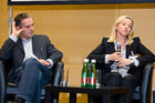 (c) fotodienst / Johannes Brunnbauer | Controlling Lounge / Get Together beim 31. Österreichischen Controllertag im Kongresszentrum; v.l.n.r.: Dr Rainer Gross, Mag. Brigitte Magnet, Johanna Zugmann, Dr. Rita Niedermayr, Dr. Werner Lanthaler