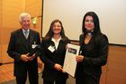 31. Österreichischer Controllertag - Verleihung Controllerpreis 11.11.2010 (c) Julia Fuchs. Am Bild: Univ.Prof.Dr. Rolf Eschenbach, Dipl.Kffr. Univ. Martina Volnhals, Rita Niedermayr