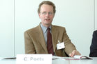 (c) Fotodienst / Daniel K. Gebhart - Med. Univ. Wien - Mediengespräch - Neonatologie & Pädiatrischen Intensivmedizin - FOTO: C. Poets (Präsident der Neonatologie Gesellschaft)