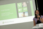 Pressegespräch Windows Phone 7
(C) fotodienst, Martina Draper
Foto: Claudia Panozzo, Windows Phone Marketing Lead Microsoft Österreich