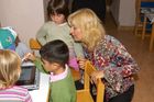 Microsoft Österreich, Stadt Linz und Universität Linz präsentieren Initiative zur Förderung der Sprachentwicklung von Kindern mit Hilfe moderner Medientechjnologie. Foto rechts.: Elisabeth Pils