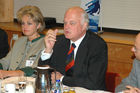 MR Dr. Ulrike Unterer (Bundesministerium Wirtschaft & Arbeit), Dr. Knut Consemüller (Vorsitzender des Rates f. Forschung & Technologieentwicklung)