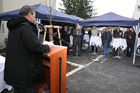 (C) fotodienst/Anna Rauchenberger - Wien, 24.10.2008 - Schlüsselübergabe zur Wohnhausanlage 'Welingergasse'. FOTO: Mag. Michael Gehbauer (GF der Wohnbauvereinigung für Privatangestellte)