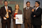 (C)fotodienst/Mag. Daniel Katzinger - Wien 05.10.2006,
Heute fand im Festsaal der Telekom Austria die Preisverleihung des vom  Report Verlag initiierte ebiz egovernment award 2006 statt. 
Foto: 2.Platz Bundessieger Firma ICOMEDIAS