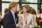 (c) fotodienst/Anna Rauchenberger - Wien, am 19.09.2012 – Die I.M.Austria, Interessensgemeinschaft der Messe- und Live-Marketing-Spezialisten Österreichs, verlieh heute den IMA-Award 2011 an Carlo Kreiner. Die Awardverleihung fand im Rahmen der access 2012, Österreichs größter Fachmesse für Kongresse, Tagungen, Incentives und Events, in der Wiener Hofburg statt. Anschließend wurde zum Sektempfang zum ersten „Green Stand“ der I.M. Austria geladen. Foto: v.l. Leslie P.C. Zech und Mag. Renate Danler, Direktorin Hofburg Vienna