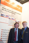 (C) fotodienst/Gudrun Krieger - Wien 6.10.2009 -IMA-Awardverleihung und Sektempfang am Messestand; Foto re na li:Leslie P.C. Zech (Vorstandssprecher I.M.Austria), Roman Schiff (Vorstand I.M.Austria)