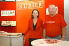 Wirtschaftsfaktor Kleingärten: Foto : Messestand des Kuriers
