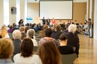  (c) fotodienst / Anna Rauchenberger - Wien, am  23.09.2013 - Eröffnung der Bernhard Gottlieb Universitätszahnklinik nach Neubau bzw. Generalsanierung. FOTO v.l. Univ. Prof. DDr. Andreas MORITZ, Ärztlicher Leiter der Universitätszahnklinik Wien, Mag. Benedikt WILDNER, Wirtschaftlicher Leiter der Universitätszahnklinik Wien, Moderatorin: