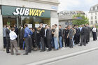 Eröffnung des ersten Subway Restaurant beim Bahnhof Zuerich Selnau. - (C)Fotodienst/Dieter Enz 