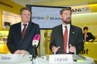 (C) Fotodienst/Anna Rauchenberger - 30.10.2007 - St.Pölten - Aus P.S.K. wird PSK BANK. FOTO v.l.: Mag. Ernst Kabas (Leitung Postfilialnetz Österreich), Mag. Herbert Legradi (Vorstandsdirektor BAWAG PSK)