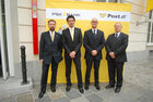 v.l.n.r.:Mag. Herbert Legradi (vorstandsdirektor Bawag PSK)Manfred WielandErwin KLaus Ortner (Vertriebsdirektor POST AG, Linz)Dr. Rudolf Jettmar (Vorstandsdirektor POST AG)