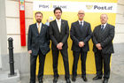 v.l.n.r.:Mag. Herbert Legradi (vorstandsdirektor Bawag PSK)Manfred WielandErwin KLaus Ortner (Vertriebsdirektor POST AG, Linz)Dr. Rudolf Jettmar (Vorstandsdirektor POST AG)