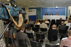 Jahres-Pressekonferenz 2006 des Deutschen Entwicklungsdienst GmbH in Bonn, Pressesaal in Presse und Informationsamt in Bonn