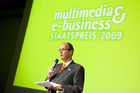 (C) fotodienst/Anna Rauchenberger -  Wien, am 28.09.2009 - Heute wurde im Rahmen einer Gala in der Wirtschaftskammer Österreich der Staatspreis für Multimedia und e-Business verliehen. FOTO: Prof. Dr. Peter A. Bruck, Geschäftsführer Research Studios Austria ForschungsgmbH, Ehrenamtlicher Obman Internationale Center for New Media