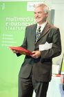 (C) fotodienst/Anna Rauchenberger -  Wien, am 28.09.2009 - Heute wurde im Rahmen einer Gala in der Wirtschaftskammer Österreich der Staatspreis für Multimedia und e-Business verliehen. FOTO: Univ. Prof. Dr. Gerald Futschek, Präsident, Österreichische Computer Gesellschaft