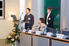 N. Herpertz, Student der Universität Mannheim; DR. JEANNE RUBNER (Süddeutsche Zeitung); G. Zimmermann, Student der Universität Tübingen