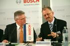 Bosch - Jahrespressekonferenz, Foto: vlnr: Ernest Fiedler, Robert Bosch AG, Karl Strobel, Robert Bosch AG, 