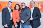 Anfang November bietet die 4. Österreichische Franchise Messe tiefe Einblicke in die Branche. Heimische wie internationale Franchise-Geber haben zudem die Möglichkeit, sich potenziellen Partnern zu präsentieren. Die richtigen Franchise-Nehmer zu finden, ist wichtig. Im Bild: v.l.n.r. Alexander Mehnert (GF TeeGschwendner), Carina Felzman (GF Cox Orange), Dieter Baier (Österreich Manager Mail Boxes Etc.) und Andreas Haider (Präs. Österreichischer Franchise-Verband und GF Unimarkt)