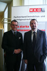 Präsentation des Immobilienpreisspiegels 09 durch den Fachverband der Immobilien- und Vermögenstreuhändler der Wirtschaftskammer im Cafe im Schottenstift wien 1010 am 27.5.2009 am Foto (v.l.n.r): Prof.Mag. Thomas Malloth (Obmann des Fachverbandes der Immobilien- und Vermögenstreuhänder der Wirtschftskammer ÖSterreich) und Mag. Gottfried Rücklinger (Fachverbandsgeschäftsführer) (c) Julia Fuchs für Fotodienst