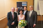 Dr. Diring, DI Georg Daurer, Ingrid Amon, Vorstandschef Peter Deutsch und Dr. Wolfgang Huber.
