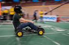 Conrad Electronic lud zum 1. Akkurace ins Ferry Dusika Hallenstadion und der Besucheransturm übertraf alle Erwartungen. 32 Teams ritterten in verschiedenen Kategorien um den Sieg. Beim Bau und Design der Rennflitzer waren seitens des Veranstalters fast keine Grenzen gesetzt. Lediglich der Antrieb durfte durch 2 extrastarke Akkuschrauber von Toolcraft erfolgen. Die Bandbreite der Rennschüsseln war enorm: Die Zuseher feuerten die Fahrer umgebauter Fahrräder, Trikes, GoKarts & Co. an. Im Doppel KO-System jagten die Teilnehmer durch den Rundkurs. Die Ergebnisse und alle Infos zum Event finden Sie unter www.akkurace.at!Foto: 
