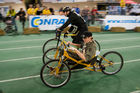 Conrad Electronic lud zum 1. Akkurace ins Ferry Dusika Hallenstadion und der Besucheransturm übertraf alle Erwartungen. 32 Teams ritterten in verschiedenen Kategorien um den Sieg. Beim Bau und Design der Rennflitzer waren seitens des Veranstalters fast keine Grenzen gesetzt. Lediglich der Antrieb durfte durch 2 extrastarke Akkuschrauber von Toolcraft erfolgen. Die Bandbreite der Rennschüsseln war enorm: Die Zuseher feuerten die Fahrer umgebauter Fahrräder, Trikes, GoKarts & Co. an. Im Doppel KO-System jagten die Teilnehmer durch den Rundkurs. Die Ergebnisse und alle Infos zum Event finden Sie unter www.akkurace.at!Foto: 
