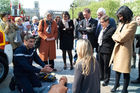 fotodienst/ Christian Kemp;Paris - Im Rahmen des European Year of Volunteering (EYV) macht die EYV-Tour 2011 ab 14. April Station in Paris.