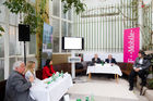 (c) fotodienst / Johannes Brunnbauer | Präsentation des 'T-Mobile Umwelt- und Nachhaltigkeitsfonds' Im Bild.vlnr.:Helmut Pöchlaner, Sascha Walleczek, Monika Langthaler, Robert Chvátal und Franz Fischler