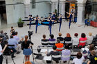 (C) fotodienst/ Daniel Novakovic- Ljubljana, 20.5.2011 - STA marketing; Im Rahmen des European Year of Volunteering (EYV) macht die EYV-Tour 2011 ab 20. Mai Station in Ljubljana, Slovenien. FOTO: Dance Group Forma