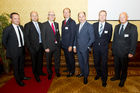  (c) fotodienst/Anna Rauchenberger - Wien, am 08.11.2011 –  Beim von CMS-rrh veranstalteten Event 'Fokus China – was Sie über das Business in China unbedingt wissen sollten' beleuchteten Rechtsexperten aus Shanghai und Wien die rechtlichen und steuerlichen Rahmenbedingungen für den Expansionskurs nach China. FOTO v.l. Dr. Franz Schellhorn, stv. Chefredakteur und Ressortleiter Economist DIE PRESSE, Mag. Thomas Obendrauf, CFO AT&S, Dr. Peter Huber, Managing Partner, CMS Reich-Rohrwig Hainz, Mag. Joseph Eberle, Bereichsleiter Corporate Customers RBI, Dr. Peter Untersperger, CEO, Lenzing AG, Dr. Peter Weigand, Vorstand, TTTech Computertechnik AG,  Mag. Robert Kastil, Rosenbauer, AG: