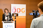  (c) fotodienst / Anna Rauchenberger - Wien, am 11.11.2021 - ÖDG, ÖÄK, ÖGK - Weltdiabetestag 2021. FOTO Univ. Prof.in Dr.in Susanne Kaser, Stv. Direktorin Universitätsklinik für Innere Medizin I der .Medizinischen Universität Innsbruck und Präsidentin der ÖDG: