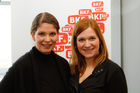 (c) fotodienst/Wolfgang Riepl - Eisenstadt, am 01.02.2012 -
im Bild: Nikki Gretz-Blanckenstein-Senderleiterin, Mag. Bettina Milletich-Gerdenitsch-Kaufmännische Leitung