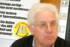 Sparpläne des Rektors der MUW Mediziner sind zu Kampfmaßnahmen entschlossen.Betriebsversammlung.(C) fotodienst, Martina Draper.Foto: Dr. Ingwald Strasser, stellvertretender Vorsitzender