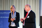  (c) fotodienst/Boaz Heller. Zurich, 14.4.2015, 7th Swiss Forum for Mood and Anxiety Disorders (SFMAD). Prof. Dr. med. Edith Holsboer-Trachsle, Prof. Dr. med. Hartmut Schächinger.