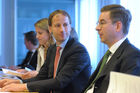 Im Bild (vlnr): Dr. Axel Schweitzer, Vorstandsvorsitzender, Dr. Markus Guthoff, CFO der ALBA Group