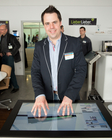  (c) fotodienst/Anna Rauchenberger - Wien, am 08.04.2013 - Das Wiener Softwarehaus LieberLieber präsentierte am LieberLieber Device Day bei Microsoft als Partner von Samsung, Pyramid, MyMulitouch und FlatFrog seine Multitouchapplikationen. FOTO Multitouch-Hardware von FlatFrog: