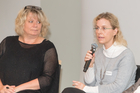 Der Travel Industry Club Austria lud zu einer Diskussion über die Vor- und Nachteile ökologischen und sozialen Handels (CSR) ins Hotel Le Meridien. .l.n.r. Eva Buzzi (Rail Tours Touristik), Marion Stemmler (Accor Hotels).